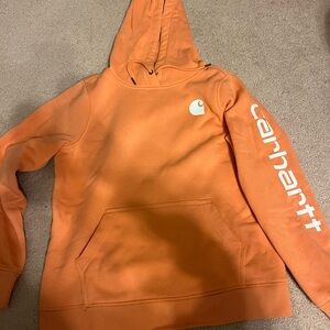 Carhartt Bright Orange Pullover Hoodie